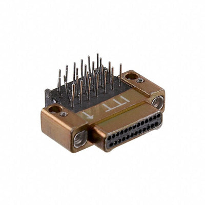 NDD-25PBRTT by ITT Cannon, LLC - CONNECTOR D-TYPE PLUG 25POS R/A SLDR