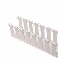 NE1.5X3WH6 by Panduit Corp - WIRE DUCT SLOTTED SCREW 6' WHITE