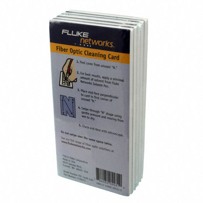 NFC-CARDS-5PK by Fluke Networks - FIBER OPTIC CLEANING CARDS 5PK