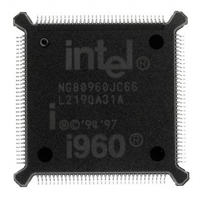 NG80960JC66 by Intel - IC MPU I960 66MHZ 132PQFP