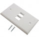 NK2FNWH by Panduit Corp - FACEPLATE SNGL GANG 2PORT WHITE