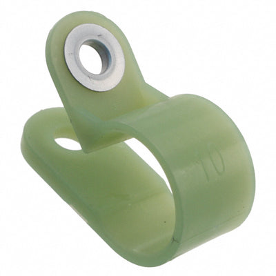 NM-10-F10 by Essentra Components - CABLE CLAMP P-TYPE GREEN FASTENER