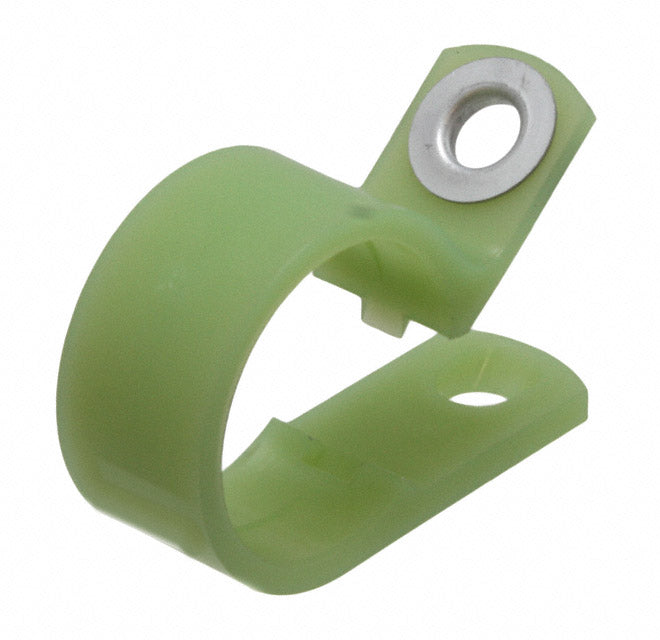 NM-12-R12 by Essentra Components - CABLE CLAMP P-TYPE GREEN FASTENER