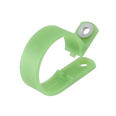 NM-20-R20 by Essentra Components - CABLE CLAMP P-TYPE GREEN FASTENER
