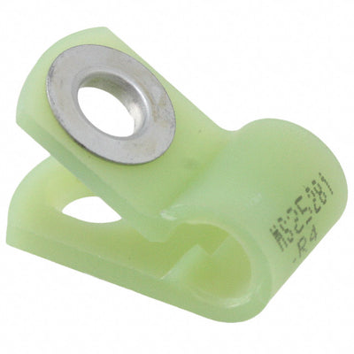NM-4-R4 by Essentra Components - CABLE CLAMP P-TYPE GREEN FASTENER