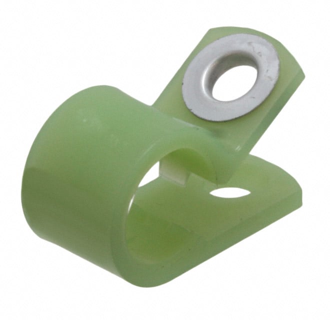 NM-7-R7 by Essentra Components - CABLE CLAMP P-TYPE GREEN FASTENER