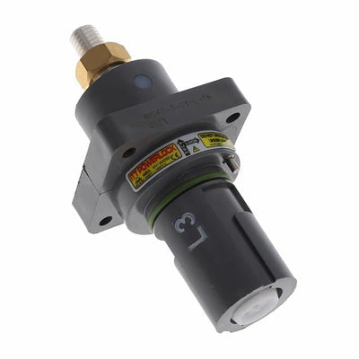 NPDFT-3-GY-L-T6 by ITT Cannon, LLC - CONNECTOR PNL DRAIN 1P SILV THREADED