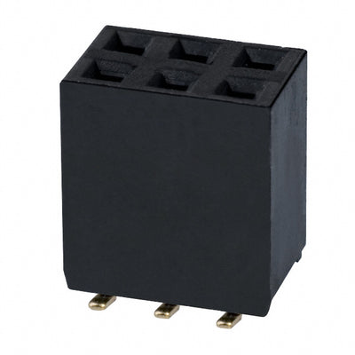 NPPC032KFMS-RC by Sullins Connector Solutions - CONNECTOR HDR 6POS 0.1 GOLD SMD