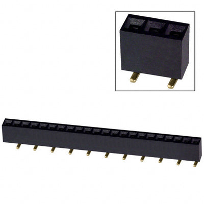 NPPC221KFXC-RC by Sullins Connector Solutions - CONNECTOR HDR 22POS 0.1 GOLD SMD