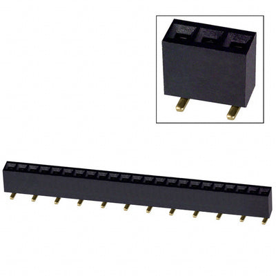 NPPC231KFXC-RC by Sullins Connector Solutions - CONNECTOR HDR 23POS 0.1 GOLD SMD