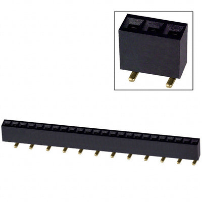 NPPC241KFXC-RC by Sullins Connector Solutions - CONNECTOR HDR 24POS 0.1 GOLD SMD