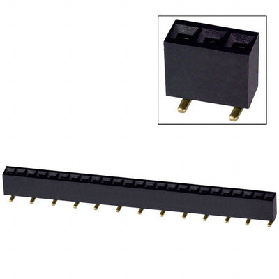 NPPC251KFXC-RC by Sullins Connector Solutions - CONNECTOR HDR 25POS 0.1 GOLD SMD