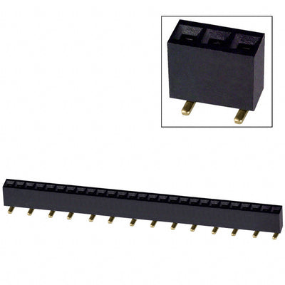 NPPC271KFXC-RC by Sullins Connector Solutions - CONNECTOR HDR 27POS 0.1 GOLD SMD