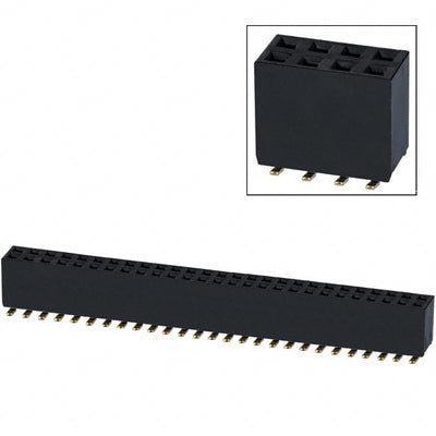 NPPC272KFMS-RC by Sullins Connector Solutions - CONNECTOR HDR 54POS 0.1 GOLD SMD