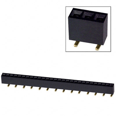 NPPC281KFXC-RC by Sullins Connector Solutions - CONNECTOR HDR 28POS 0.1 GOLD SMD