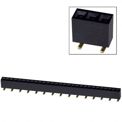 NPPC291KFXC-RC by Sullins Connector Solutions - CONNECTOR HDR 29POS 0.1 GOLD SMD