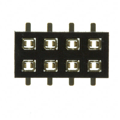 NPPN042GFNS-RC by Sullins Connector Solutions - CONNECTOR HDR 8POS 0.079 GOLD SMD