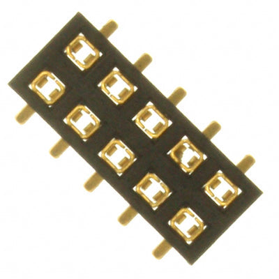 NPPN052GFNS-RC by Sullins Connector Solutions - CONNECTOR HDR 10POS 0.079 GOLD SMD