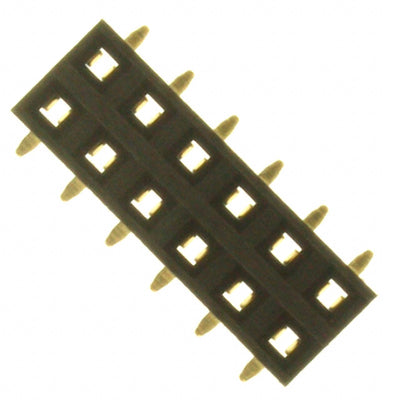 NPPN062FFKS-RC by Sullins Connector Solutions - CONNECTOR HDR 12POS 0.079 GOLD SMD