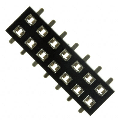 NPPN072GFNS-RC by Sullins Connector Solutions - CONNECTOR HDR 14POS 0.079 GOLD SMD