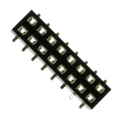 NPPN082GFNS-RC by Sullins Connector Solutions - CONNECTOR HDR 16POS 0.079 GOLD SMD