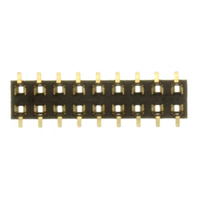 NPPN092GFNP-RC by Sullins Connector Solutions - CONNECTOR HDR 18POS 0.079 GOLD SMD