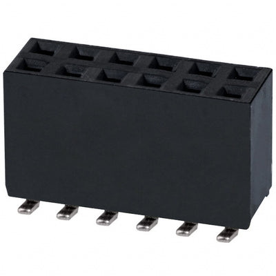 NPTC062KFMS-RC by Sullins Connector Solutions - CONNECTOR HDR 12POS 0.1 TIN SMD
