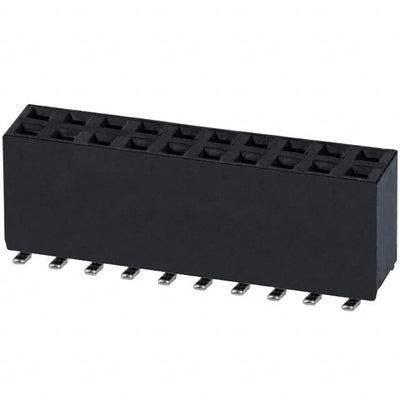 NPTC102KFMS-RC by Sullins Connector Solutions - CONNECTOR HDR 20POS 0.1 TIN SMD