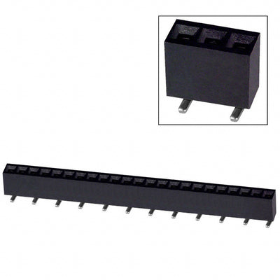 NPTC231KFXC-RC by Sullins Connector Solutions - CONNECTOR HDR 23POS 0.1 TIN SMD