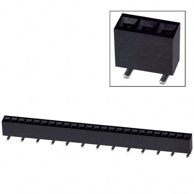 NPTC251KFXC-RC by Sullins Connector Solutions - CONNECTOR HDR 25POS 0.1 TIN SMD