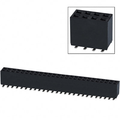 NPTC262KFMS-RC by Sullins Connector Solutions - CONNECTOR HDR 52POS 0.1 TIN SMD