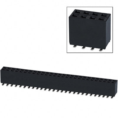 NPTC272KFMS-RC by Sullins Connector Solutions - CONNECTOR HDR 54POS 0.1 TIN SMD