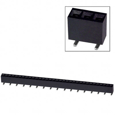 NPTC331KFXC-RC by Sullins Connector Solutions - CONNECTOR HDR 33POS 0.1 TIN SMD