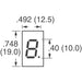NKR141B by Stanley Electric Co - DISPLAY 7SEG 0.43"" SGL RED 14DIP
