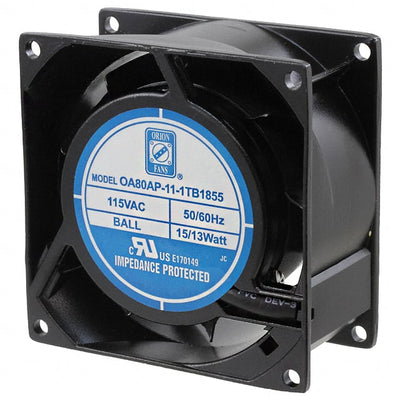 OA80AP-11-1TB1855 by Orion Fans - FAN AXIAL 80X38MM 115VAC TERM