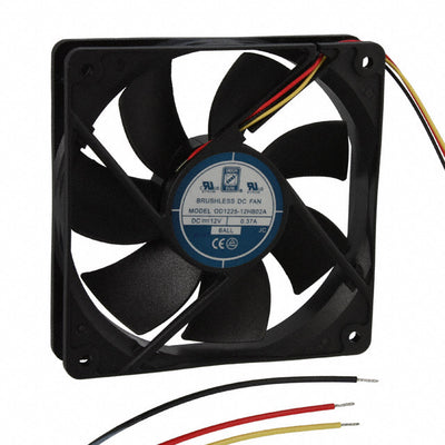 OD1225-12HB02A by Orion Fans - FAN AXIAL 120X25MM 12VDC WIRE