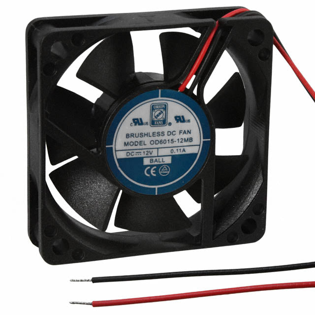 OD6015-12MB by Orion Fans - FAN AXIAL 60X15MM 12VDC WIRE