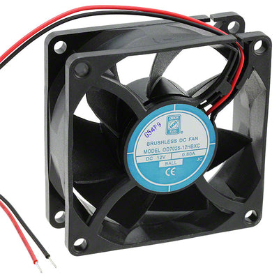 OD7025-12HBXC by Orion Fans - FAN AXIAL 70X25MM 12VDC WIRE