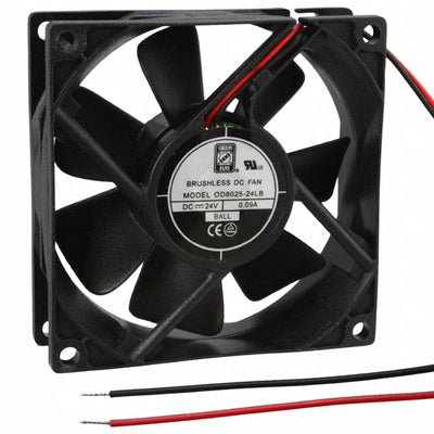 OD8025-24LB by Orion Fans - FAN AXIAL 80X25MM 24VDC WIRE