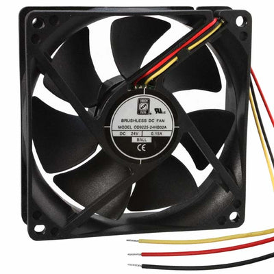 OD9225-24HB02A by Orion Fans - FAN AXIAL 92.5X25MM 24VDC WIRE