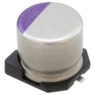 6SVP100M by Panasonic Electronic Components - ALUMIN CAP POLY 100UF 20% 6.3V SMD