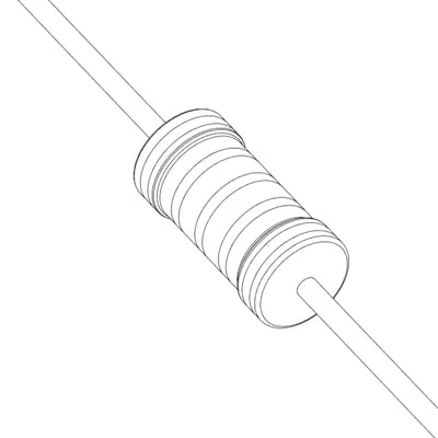 RSF100JB-73-0R68 by YAGEO - RESISTOR 0.68 OHM 5% 1W AXIAL