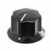 P0700-21 by Littelfuse Inc. - KNOB FLUTED W/SKIRT 0.125