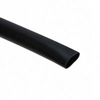 P1051/2A BK005 by Alpha Wire - TUBING 0.5"" ID PVC 100' BLACK