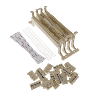 P110KB1005Y by Panduit Corp - CONNECTOR WRG BLOCK 100PR W/LEGS