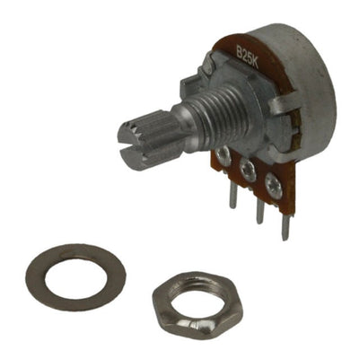 P160KN-0QC15B25K by TT Electronics/BI - POT 25K OHM 1/5W PLASTIC LINEAR