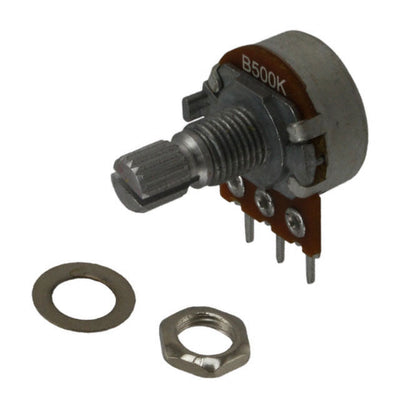 P160KN-0QC15B500K by TT Electronics/BI - POT 500K OHM 1/5W PLASTIC LINEAR
