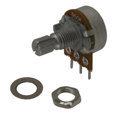 P160KN-0QC15B50K by TT Electronics/BI - POT 50K OHM 1/5W PLASTIC LINEAR