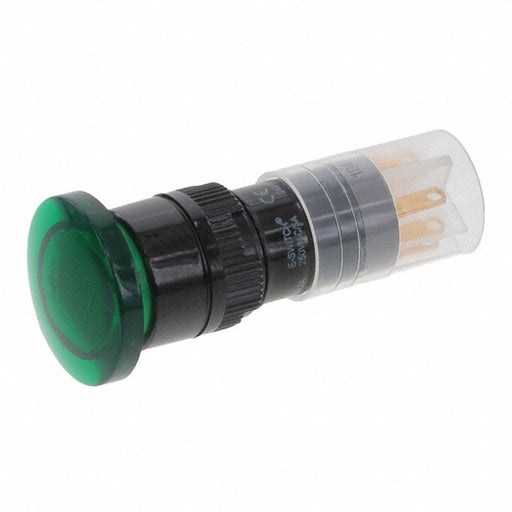 P16OAR1KGRNGRN by E-Switch - PUSH SWITCH BUTTON SPDT 8A 125V