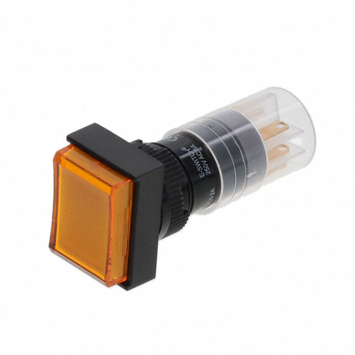 P16OAT11KYELYEL by E-Switch - PUSH SWITCH BUTTON SPDT 8A 125V